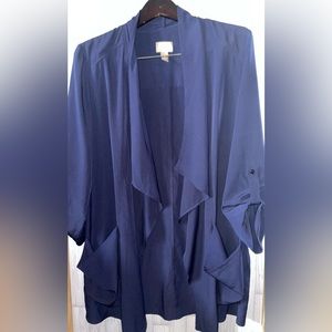 CHICOS SIZE 2 PLUS SIZE WOMENS LIGHT WEIGHT JACKET